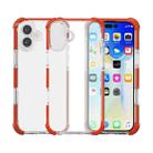 For iPhone 17 Four-corner Shockproof TPU Hybrid Acrylic Phone Case(Red) - 1