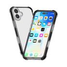 For iPhone 17 Four-corner Shockproof TPU Hybrid Acrylic Phone Case(Black) - 3