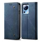 For Xiaomi 13 Lite / Civi 2 Denim Texture Flip Leather Phone Case(Blue) - 1