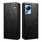 For Xiaomi 13 Lite / Civi 2 Oil Wax Crazy Horse Texture Leather Phone Case(Black) - 1