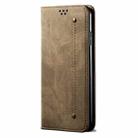 For Honor X6A Denim Texture Flip Leather Phone Case(Khaki) - 2