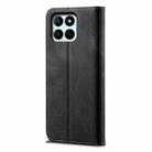 For Honor X6A Denim Texture Flip Leather Phone Case(Black) - 3