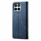 For Honor X8 5G / X6 4G Foreign Denim Texture Flip Leather Phone Case(Blue) - 3