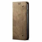 For Honor 90 GT Denim Texture Flip Leather Phone Case(Khaki) - 3