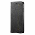 For Honor X8b 4G Global Denim Texture Flip Leather Phone Case(Black) - 3