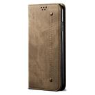 For Honor 200 Lite Global Denim Texture Flip Leather Phone Case(Khaki) - 2