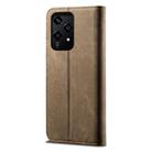 For Honor 200 Lite Global Denim Texture Flip Leather Phone Case(Khaki) - 3