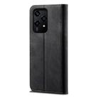 For Honor 200 Lite Global Denim Texture Flip Leather Phone Case(Black) - 3