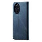 For Honor 200 Denim Texture Flip Leather Phone Case(Blue) - 3