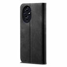 For Honor 200 Pro Denim Texture Flip Leather Phone Case(Black) - 3