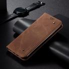 For Honor Play 60 Plus Global Denim Texture Flip Leather Phone Case(Brown) - 2