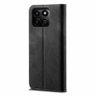 For Honor Play 60 Plus Global Denim Texture Flip Leather Phone Case(Black) - 3