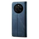 For Honor Magic7 Pro Denim Texture Flip Leather Phone Case(Blue) - 3