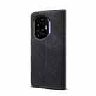 For Honor 300 5G Denim Texture Flip Leather Phone Case(Black) - 3