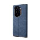 For Honor 300 Ultra Denim Texture Flip Leather Phone Case(Blue) - 3