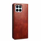 For Honor X8 5G / X6 4G Foreign Oil Wax Crazy Horse Texture Leather Phone Case(Brown) - 3