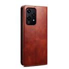 For Honor 200 Lite Global Oil Wax Crazy Horse Texture Leather Phone Case(Brown) - 3