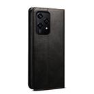 For Honor 200 Lite Global Oil Wax Crazy Horse Texture Leather Phone Case(Black) - 3