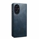 For Honor 200 Oil Wax Crazy Horse Texture Leather Phone Case(Blue) - 3