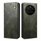 For Honor Magic7 Pro Oil Wax Crazy Horse Texture Leather Phone Case(Green) - 1
