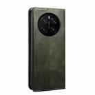 For Honor Magic7 Pro Oil Wax Crazy Horse Texture Leather Phone Case(Green) - 3