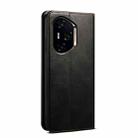 For Honor 300 Ultra 5G Oil Wax Crazy Horse Texture Leather Phone Case(Black) - 3