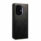 For Honor 300 5G Oil Wax Crazy Horse Texture Leather Phone Case(Black) - 3