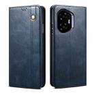 For Honor 300 5G Oil Wax Crazy Horse Texture Leather Phone Case(Blue) - 1