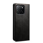 For Honor X8c 4G Oil Wax Crazy Horse Texture Leather Phone Case(Black) - 3