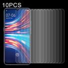 For Vivo S1 10 PCS Half-screen Transparent Tempered Glass Film - 1