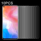 For Vivo Y3 10 PCS Half-screen Transparent Tempered Glass Film - 1