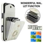For iPhone 17 Pro Max Rhombic Texture Card Bag Phone Case with Long Lanyard(White) - 2