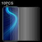 For Huawei Honor X10 10 PCS Half-screen Transparent Tempered Glass Film - 1