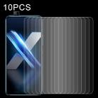 For Huawei Honor X10 Pro 10 PCS Half-screen Transparent Tempered Glass Film - 1