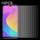 For Xiaomi Mi CC9e 10 PCS Half-screen Transparent Tempered Glass Film - 1