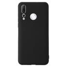 For Huawei nova 4 Shockproof Frosted TPU Protective Case(Black) - 1