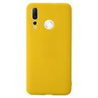 For Huawei nova 4 Shockproof Frosted TPU Protective Case(Yellow) - 1