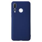 For Huawei nova 4 Shockproof Frosted TPU Protective Case(Dark Blue) - 1