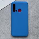 For Huawei nova 5i Shockproof Frosted TPU Protective Case(Light Blue) - 1