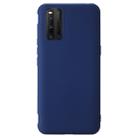 For Vivo IQOO 3 Shockproof Frosted TPU Protective Case(Dark Blue) - 1