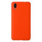 For Vivo X21 Shockproof Frosted TPU Protective Case(Orange) - 1