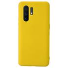 For Vivo X30 Shockproof Frosted TPU Protective Case(Yellow) - 1