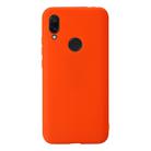 For Xiaomi Redmi 7 Shockproof Frosted TPU Protective Case(Orange) - 1