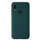 For Xiaomi Redmi 7 Shockproof Frosted TPU Protective Case(Green) - 1