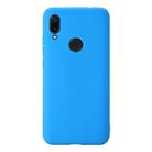 For Xiaomi Redmi 7 Shockproof Frosted TPU Protective Case(Light Blue) - 1