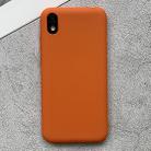 For Huawei Honor Play 3e Shockproof Frosted TPU Protective Case(Orange) - 1