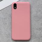 For Huawei Honor Play 3e Shockproof Frosted TPU Protective Case(Pink) - 1