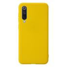 For Xiaomi Mi 9 SE Shockproof Frosted TPU Protective Case(Yellow) - 1
