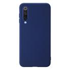 For Xiaomi Mi 9 SE Shockproof Frosted TPU Protective Case(Dark Blue) - 1