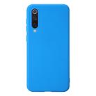 For Xiaomi Mi 9 SE Shockproof Frosted TPU Protective Case(Light Blue) - 1